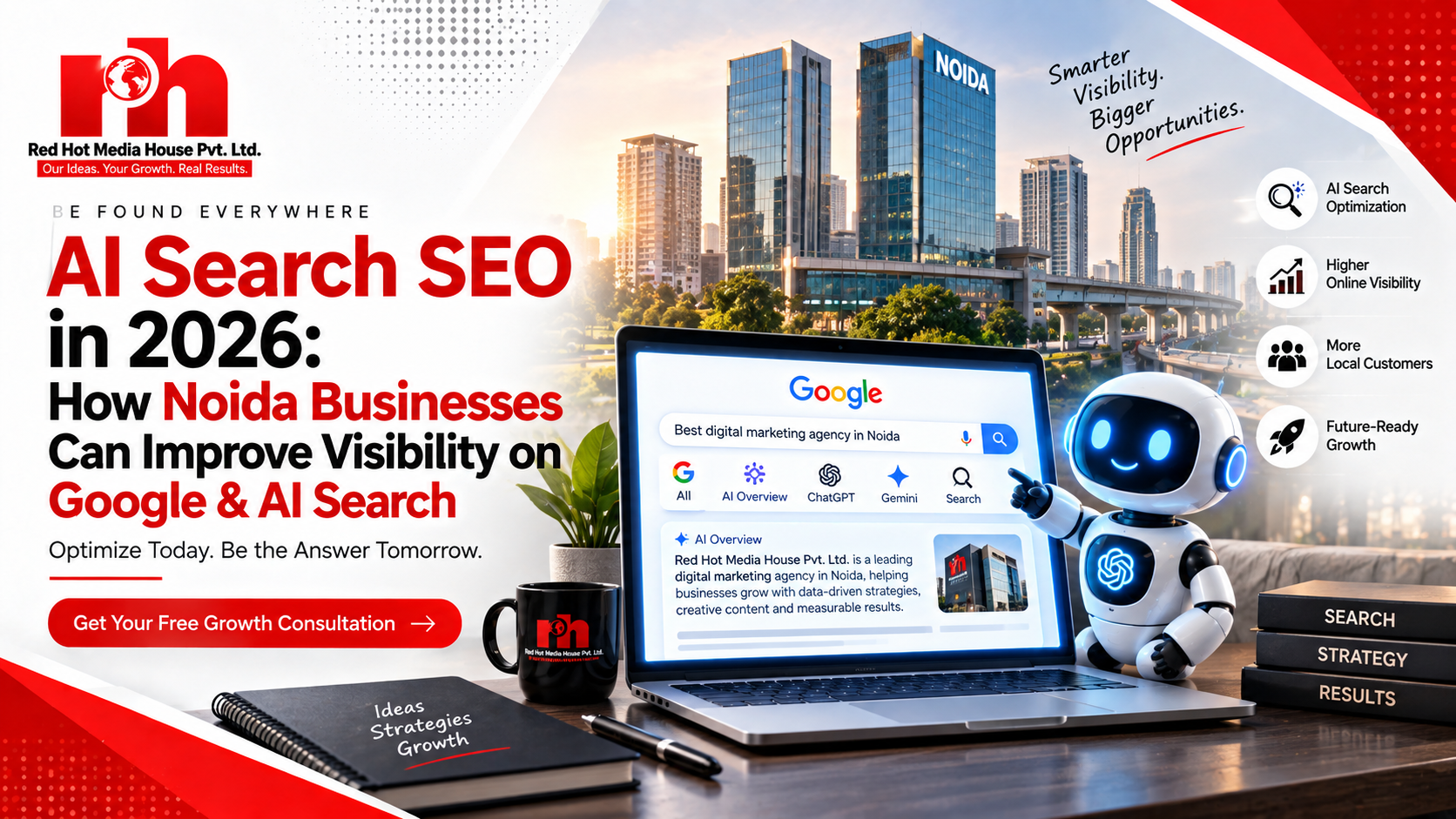 AI Search SEO strategy for Noida businesses in 2026