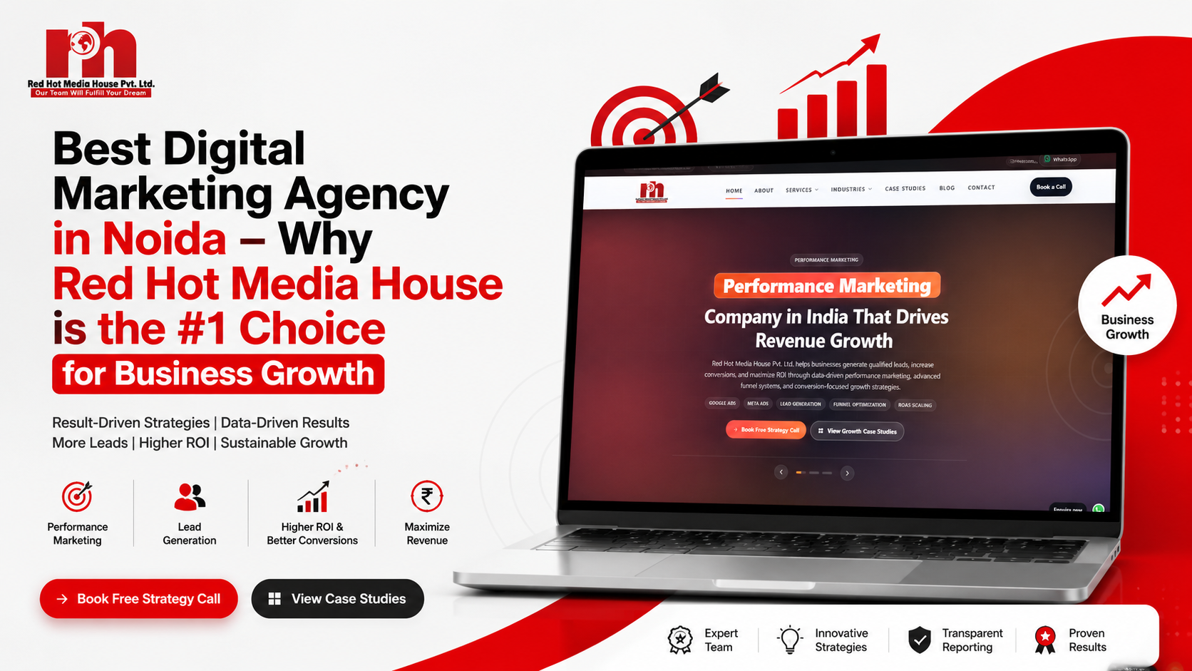 Best Digital Marketing Agency in Noida by Red Hot Media House