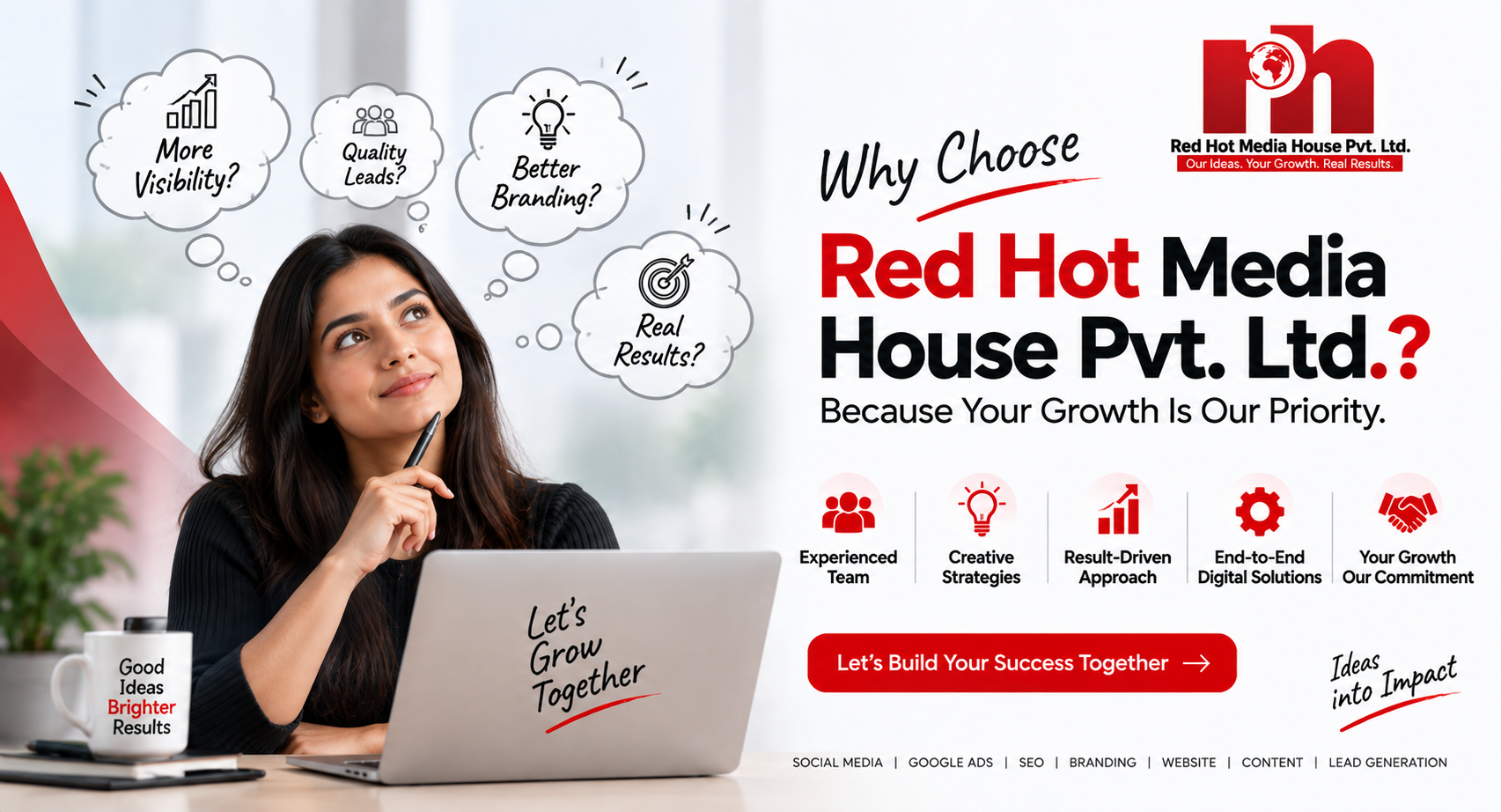Red Hot Media House — digital marketing solutions for businesses in Pune