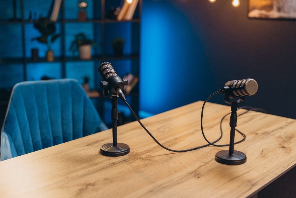 Podcast production studio in Noida Sector 63 by Red Hot Media House