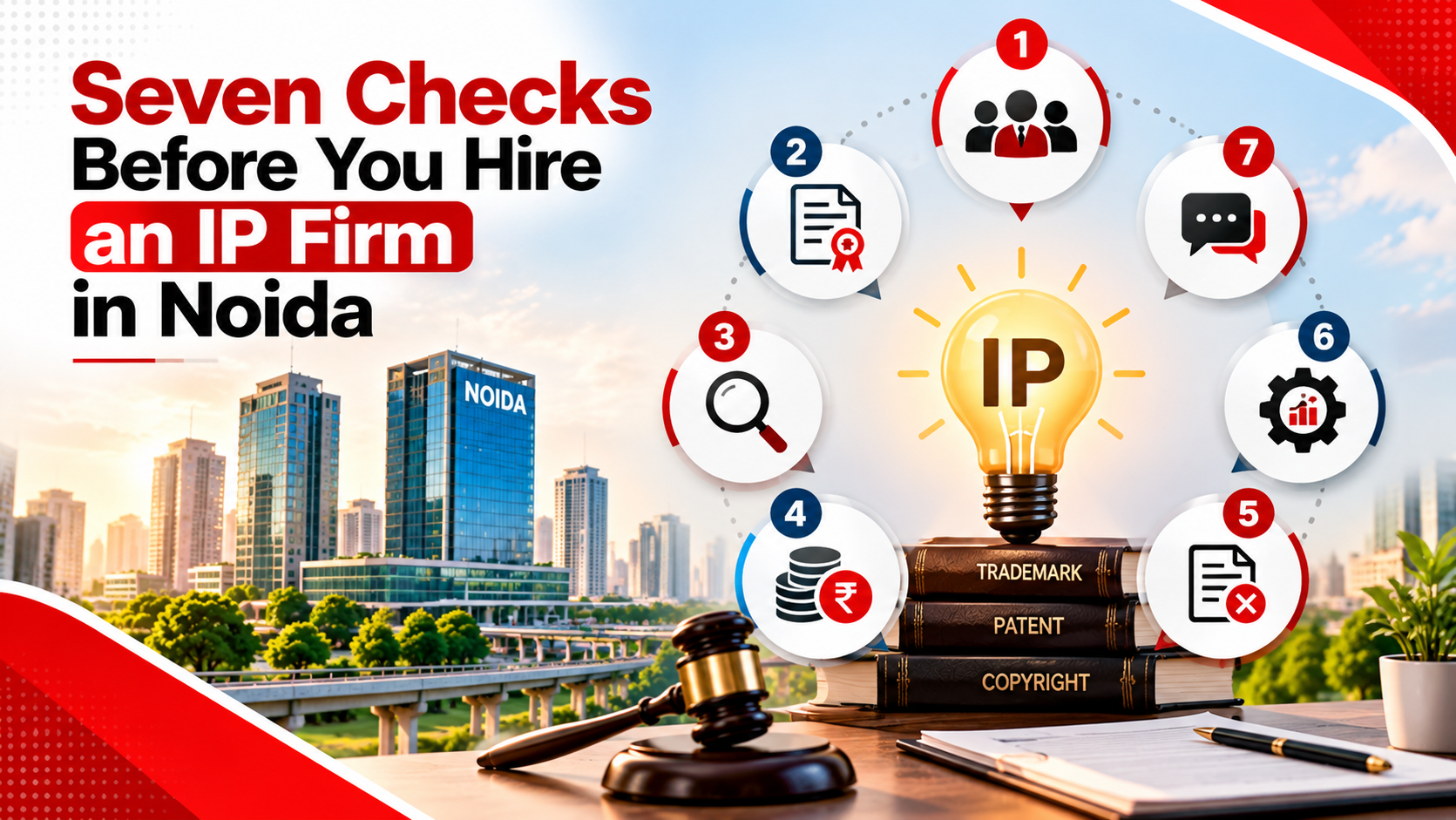 Seven checks before hiring an intellectual property firm in Noida