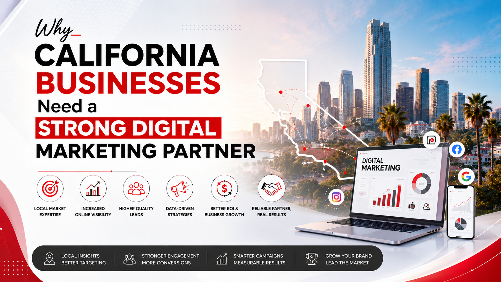 Why California Businesses Need a Strong Digital Marketing Partner | Red Hot Media House